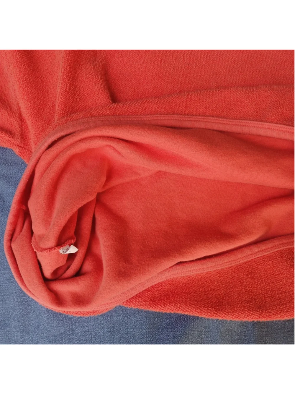 VTG The Limited Orange Terry Sweatshirt Oversized Boat Neck comfy Beachy Boho